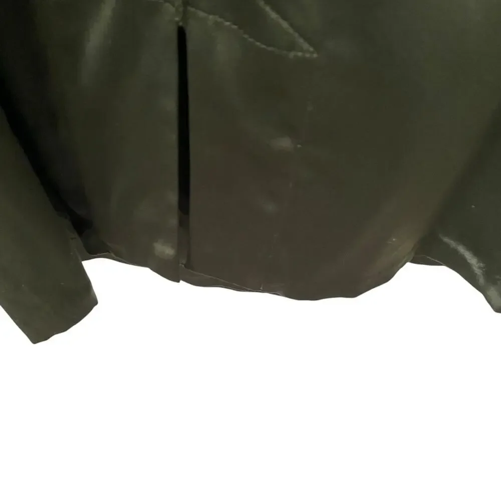 Deadly Dames NWTs Olive Green Black Lace Velvet Trim Wiggle Dress size 2X - Picture 6 of 9